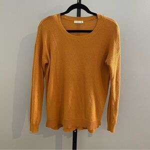 Cotton On Mustard Yellow Pull Over Crew Neck Sweater Size Medium